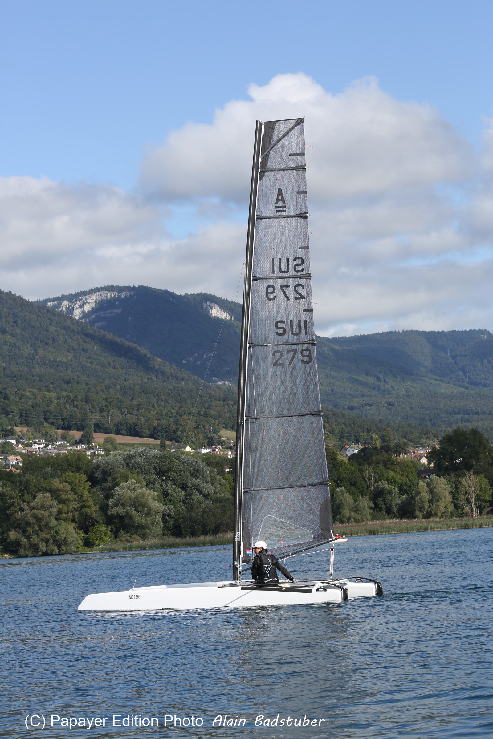Les Catamarans A-Cat à Bevaix