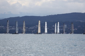 Les Catamarans A-Cat à Bevaix