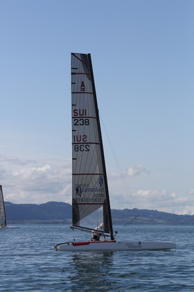 Les Catamarans A-Cat à Bevaix