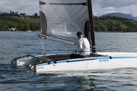 Les Catamarans A-Cat à Bevaix