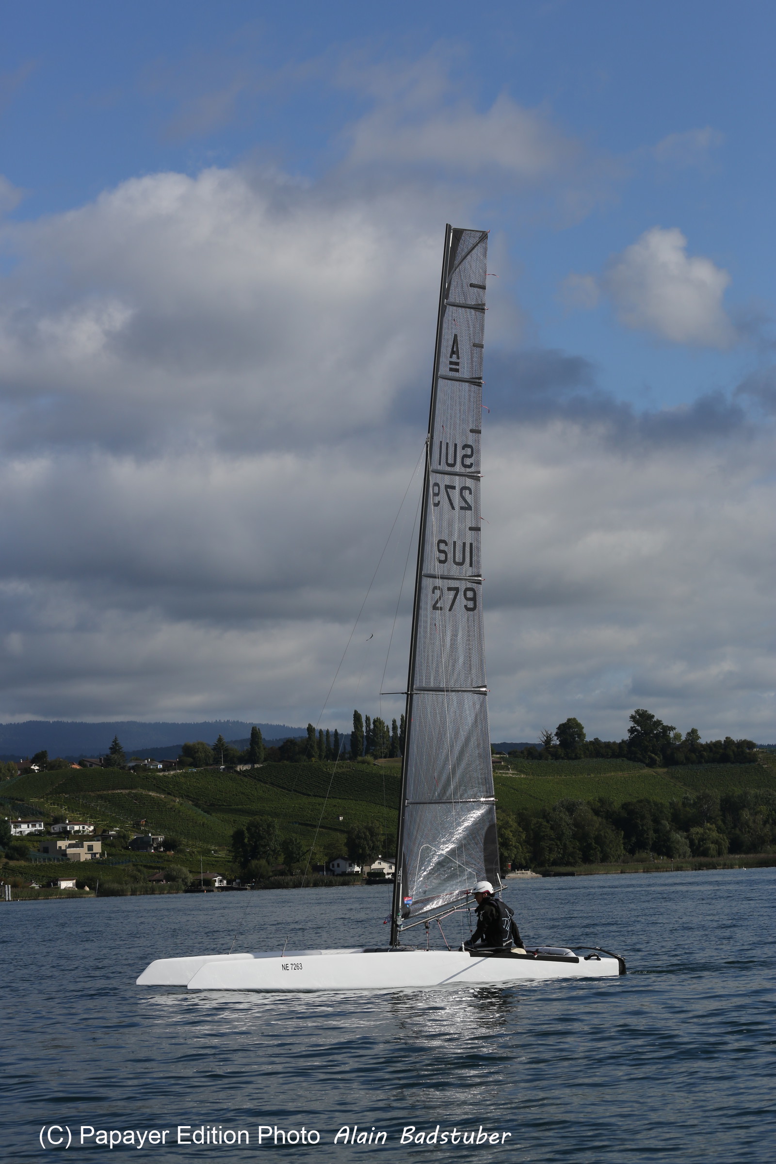 Les Catamarans A-Cat à Bevaix