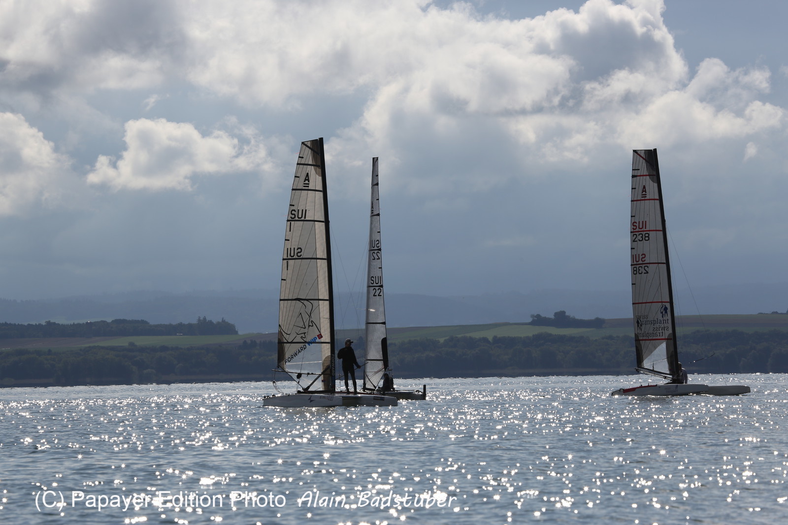 Les Catamarans A-Cat à Bevaix